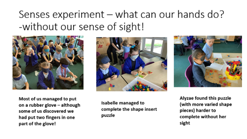 Image of children in a lets investigate experiment