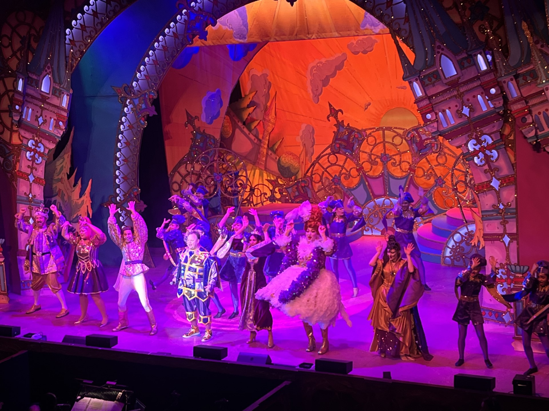 image of Sleeping Beauty cast on stage