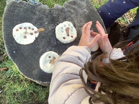 Image of pupil in school garden