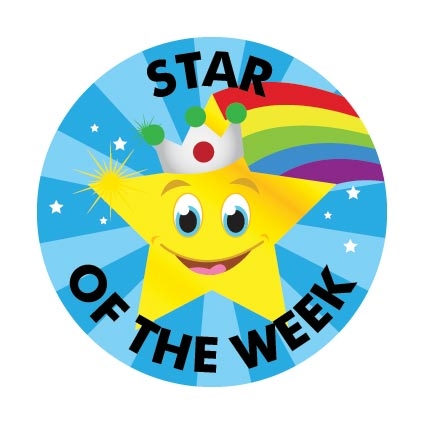 stars of the week badge logo