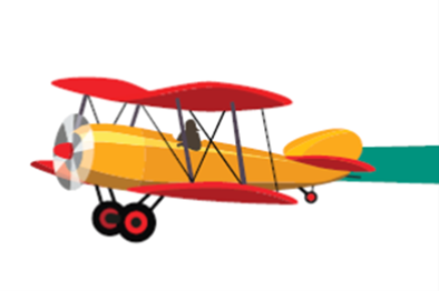 image of a biplane