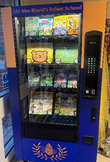 image of book vending machine