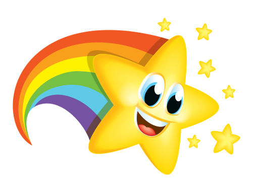 image of playtime shooting star clipart