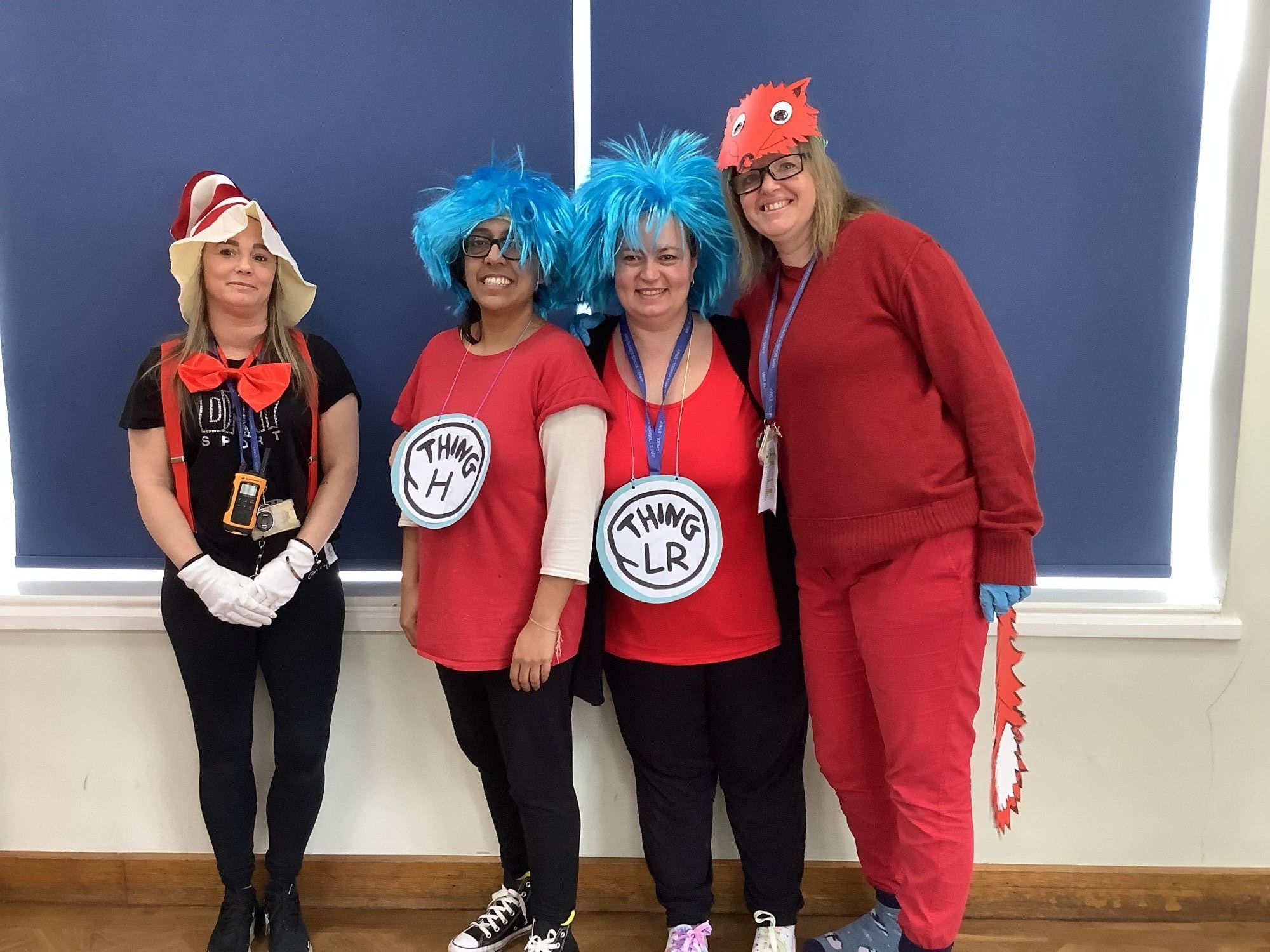 Staff dressing up for World Book Day