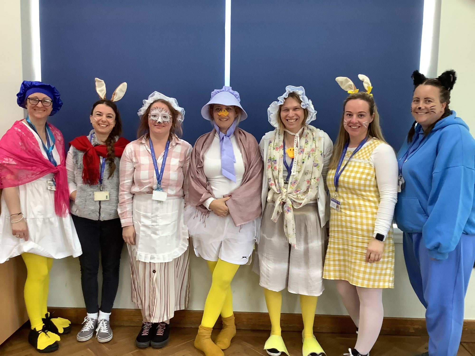 Reception staff dressing up for World Book Day 24